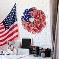 thumbnail image 5 of Anckoeil Independence Day Flag Wreath Patriotic Red White And Blue Decorative Wreath For 4th Of July, 5 of 5