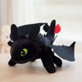 thumbnail image 1 of Toothless Plush Toy from How to Train Your Dragon Series - 35cm, Crafted with Premium Short Plush Fabric and Stuffed with Imported 3D PP Cotton for Softness and Durability, 1 of 6