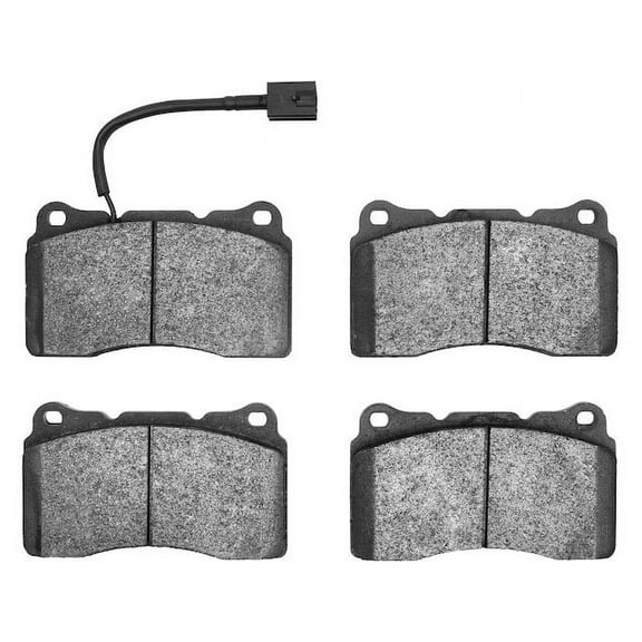 Front Brake Pad Set - Compatible with 2014 - 2020 Maserati Ghibli 2015 2016 2017 2018 2019