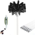 thumbnail image 1 of Kit de cepillo para chimenea, cepillo para herramientas de limpieza de chimenea, kit de barrido de chimenea que contiene 6 varillas flexibles (61 cm) y 1 kit de barrido de chimenea para estu, 1 of 5