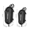 thumbnail image 3 of 3L Large-Size Handlebar Storage Bag for Electric Bicycles & Scooters - EVA Hard Shell Protection, Foldable Design, Durable Material, Easy Access - Versatile Cycling Gear (Black), 3 of 6