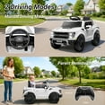 thumbnail image 3 of Ford F-150 Raptor Ride on Cars, 12V Kids Electric Ride on Truck Car with Remote Control, Toddler Ride On Car Toys w LED Lights Ride on Truck Toy with Bluetooth for Birthday Gift, Outdoor, Ages 3-6, 3 of 8