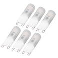 thumbnail image 2 of 6Pcs G9 LED Light Bulbs Ceramic 200LM G9 Base Bulbs for Wall Lamp Chandelier Replacement 2W 20W Halogen Equivalent 220V Warm Light, 2 of 12