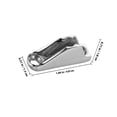 thumbnail image 4 of LOLIPPYY 2Pcs Boat Rope Holder Rope Cam Cleat for Sailing and Kayaking 1.89X0.71X0.51In, 4 of 6