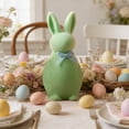 thumbnail image 2 of TanSiDing Easter Bunny Figurine Decorations, Festive Spring Home Decor, Desktop Ornament, Durable Foam Craft, Indoor Outdoor Holiday Decorations, 2 of 6