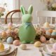 thumbnail image 2 of TanSiDing Easter Bunny Figurine Decorations, Festive Spring Home Decor, Desktop Ornament, Durable Foam Craft, Indoor Outdoor Holiday Decorations, 2 of 6