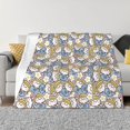 thumbnail image 1 of Fotbe Cute Rabbit Manta de Franela con Estampado, Manta Ultrasuave para Cama, Sofá, Auto, Hipoalergénica y Antibolitas-40"x30", 1 of 6
