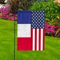 thumbnail image 4 of American France Flag French Friendship U.S.A Memorial Day Patriotic For Garden Flag, Double-Sided Decorative Outdoor Flag, Polyester Yard Flag 12 x 18 in, 4 of 5