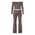 thumbnail image 4 of No Boundaries Off-The-Shoulder Top & Straight-Leg Pants Set, 2-Piece, Women's and Women’s Plus, 4 of 4