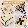 thumbnail image 5 of 12 Pcs Paper Bags with Handle Gift Bags with Ribbon Bowknot 5.51x2.76x5.91 Inch Party Favor Bags Goodie Bags for Christmas Business Shopping Wedding Birthday Party Supplies Light Yellow, 5 of 9