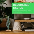 thumbnail image 4 of IDEANATEGRATE 1Ud Adorno De Cactus De PVC Amarillo Duradero Con Para, 4 of 8