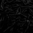 thumbnail image 2 of Ice Fabrics Stretch Crushed Velvet Fabric by the Yard - 60/62" Wide Soft Velvety Fabric for Sewing Apparel, Upholstery, Curtains & Decor - 234 GSM - 20% Vertical Stretch - Black - 3 Yards, 2 of 6