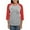 Heather/Red, variant on CafePress - My Dog Lets Me Sleep On The Bed Womens Baseball Te - Womens Baseball Tee