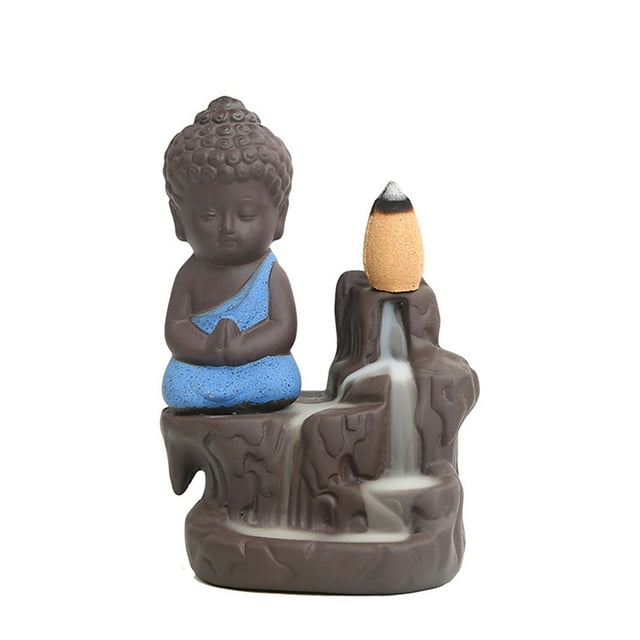 Kmbangi Tathagata Backflow Incense Burner Ceramic Creative Crafts Ornament