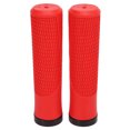 thumbnail image 2 of Bike Handlebar Grips, High Density Shockproof 2 PCS Bike Handlebar Cover  For Folding Bike Black,Red, 2 of 8