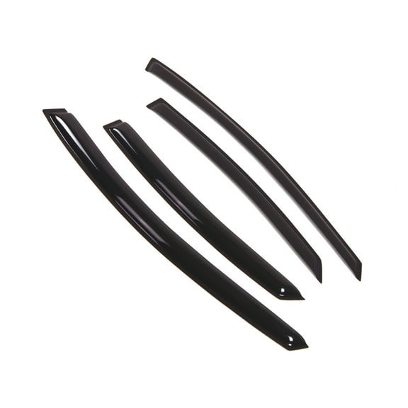 TuningPros Outside Mount Window Visor Deflector Smoke Tinted 4 Pcs Set For 2011-2014 Hyundai Sonata