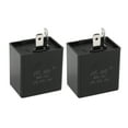 thumbnail image 1 of Unique Bargains 2pcs 12V 2 Terminals Turn Signal Light Electronic Flasher Relay for Motorcycle, 1 of 4
