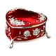 thumbnail image 4 of Organizador de joyas, cofre del tesoro, organizador de artículos diversos, estuche para joyas, joyero Rojo, 4 of 9