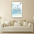 thumbnail image 3 of Bible Verse Wall Art Beach Wall Art Blue Sky John 14 27 Posters Aesthetic Canvas Artwork Prints For Living Room Framed 16×24 in, 3 of 5