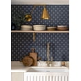 thumbnail image 2 of Chesapeake Surdiva Indigo Floral Fan Wallpaper, 2 of 5
