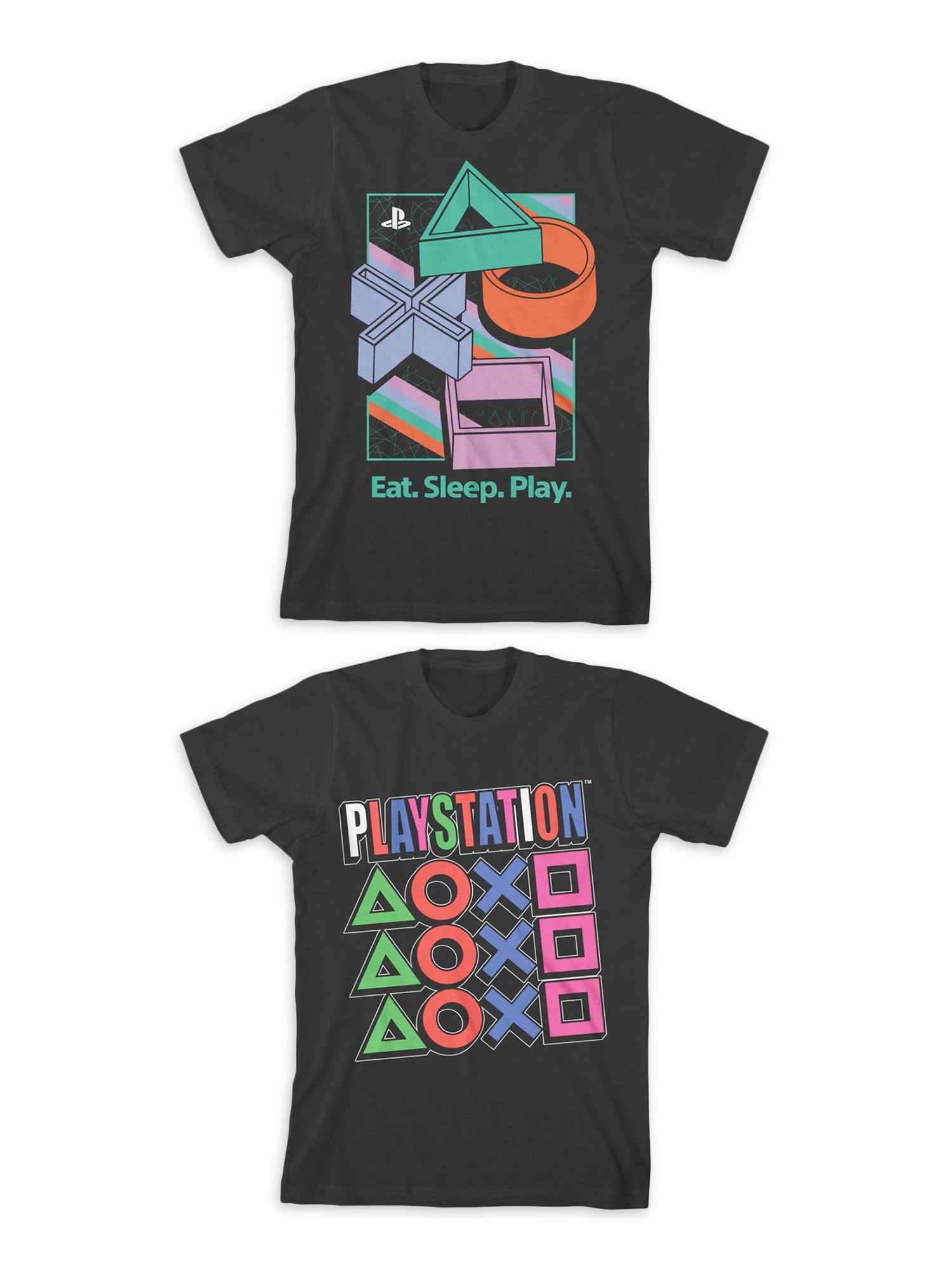Boys Playstation Black T Shirt NEW Ex Chainstore N Kids 3-16 Years RRP £14 £17 
