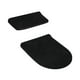 thumbnail image 2 of Juego de fundas para tapa de inodoro, accesorios universales, funda protectora decorativa antideslizante Negro, 2 of 9