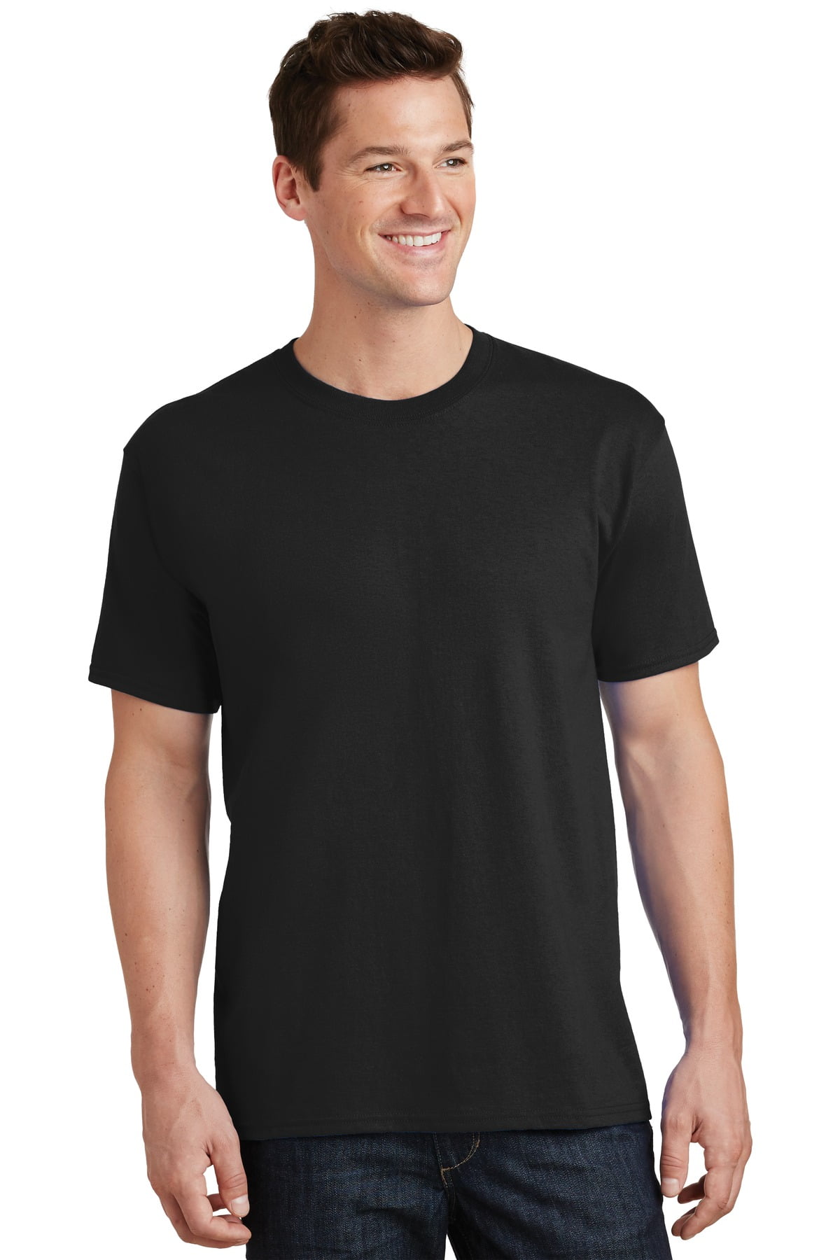 USA-Made 100% Cotton Short Sleeve T-Shirt L/Cardinal