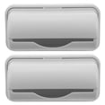 thumbnail image 1 of 2 dispensadores de bolsas de basura para montaje en pared, caja de almacenamiento de bolsas de basura, contenedor de bolsas de basura para baño y cocina (gris), 1 of 7