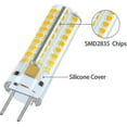 thumbnail image 4 of Bombilla LED Gy6.35, G6.35 LED 12v, Lámpara de repuesto halógena de 7w 50w, Blanco cálido 3000k, Ángulo de haz de 360, Para iluminación de gabinetes, No regulable (2 piezas) A-y, 4 of 5