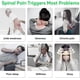 thumbnail image 5 of Neck Massager, Lymphatic Drainage Massager, Back Massager For Back Pain Relif, Cordless Portable Mini Body Massager, 5 of 5
