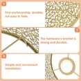 thumbnail image 3 of Miangastore 1Pc Home Hollow-out Lampshade Metal Carved Light Cover Chic Light Accessory, 3 of 8
