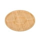 thumbnail image 2 of Bandeja de madera decorativa para servir, bandejas de madera para té, redondas. 25x25cm, 2 of 9