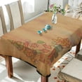 thumbnail image 3 of SKYSONIC 54"X54" Square Tablecloth with Santa Prints, Anti-Wrinkle and Smooth Table Cloth for Kitchen/Home Wedding Decoration, 3 of 7