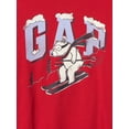 thumbnail image 2 of Camisa GAP de manga larga estampada roja 3YRS, 2 of 2