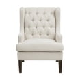 thumbnail image 5 of OakvillePark Velloria Textured Fabric Tufted Back Accent Chair, Beige, 5 of 12