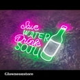 thumbnail image 3 of Glowneon Save Water Drink Soju Neon Sign, Save Water Drink Soju Led Light, Open Welcome Sign, 3 of 4