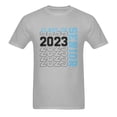 thumbnail image 2 of Senior Class of 2023 T-shirt - Graduation 2023 Short Sleeve Shirt for Men, Funny Graduate Shirt, Gray, 2 of 5