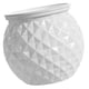 thumbnail image 4 of Mini maceta autorriego con orificios de drenaje, adorno decorativo de escritorio Blanco, 4 of 9