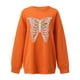 thumbnail image 4 of Camisas sexy de invierno para mujer Cuello redondo Manga larga Tops Impreso Sudadera regular Blusa Fridja fjkfkj1165, 4 of 4