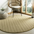 thumbnail image 2 of SAFAVIEH Natural Fiber Urban Striped Sisal Runner Rug, Multi/Green, 2'6" x 8', 2 of 9