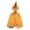 Orange, variant on NordicNest Cloak For Kids Party Witch Cape Elegant Style Cape With Embossed Gold Design Ski Jackets Girls