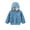 Blue, variant on SRZYMJ Girls Boys Fuzzy Pullover Hoodies Sweatshirt Casual Loose Outwear Coat with Pockets Purple 5-6 Years