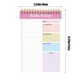 thumbnail image 3 of karymi English Notebook High Color A5 Coil Daily Planner Stickys Note Portable Learning Schedule Note Takings 52 Pages Birthday Gifts for Women Today's, 3 of 6