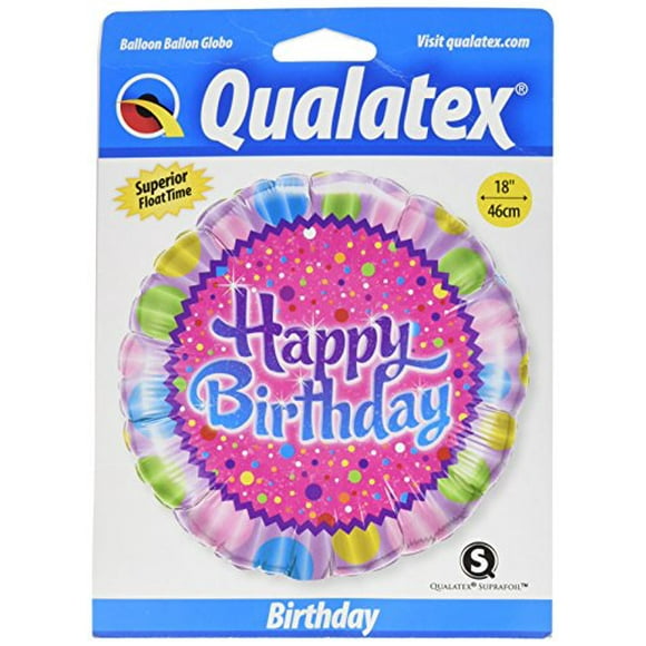 PIONEER BALLOON COMPANY Pack Étincelant B'day, 18 Pouces, Multicolore