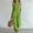 A1 Green, variant on NMMUED 2 Piece Outfits for Women Asymmetrical Hem Short Sleeve Button Top Wide Leg Pants Set Casual Summer Lounge Matching Suits Green L