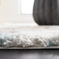 thumbnail image 4 of SAFAVIEH Berber Dusan Abstract Shag Area Rug, 9' x 12', Blue Rust/Ivory, 4 of 8