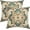 2pcs Style 33, variant on Pack of 2 Pillow Covers 16x16 Inch, Vintage Turkish Boho Decorative Throw Pillow Covers for Home Decor Living Room Bed Couch, Green Boho Pillowcase Set of 2
