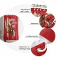 thumbnail image 6 of Red Cowboy Christmas Shower Curtain, Western Xmas Santa Cactus Waterproof Washable Boho Funny Cute Shower Curtains Set for Bathroom Farmhouse Bathtubs Decor with Hook, 48"Wx72"L, 6 of 7