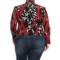 thumbnail image 4 of Women's Plus Size Solid Print Casual Long Sleeve Open Front Jacket Blazer/Made in USA, 4 of 5