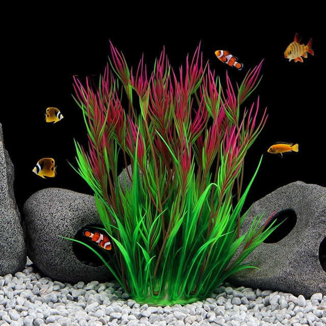 POINTERTECK Water Grass Simulation Accessories Plastic Artificial Aquarium Fish Plant for Decoration